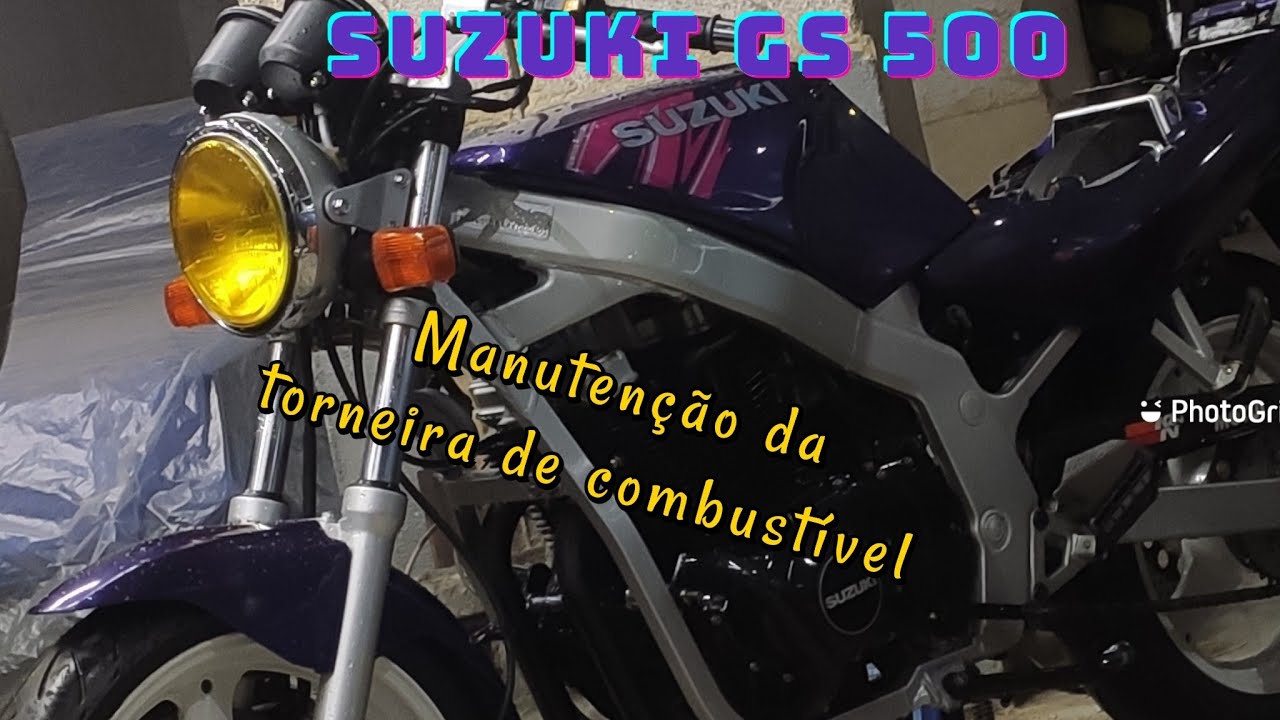 Suzuki Gs 500 - Manutenção na torneira de combustível!
