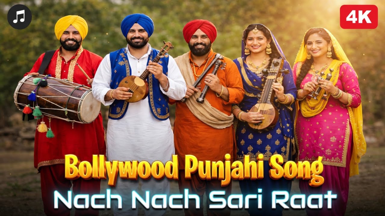 Bollywood Punjabi Song 🔥Nach Nach Sari Rat 🔥Best AI Song