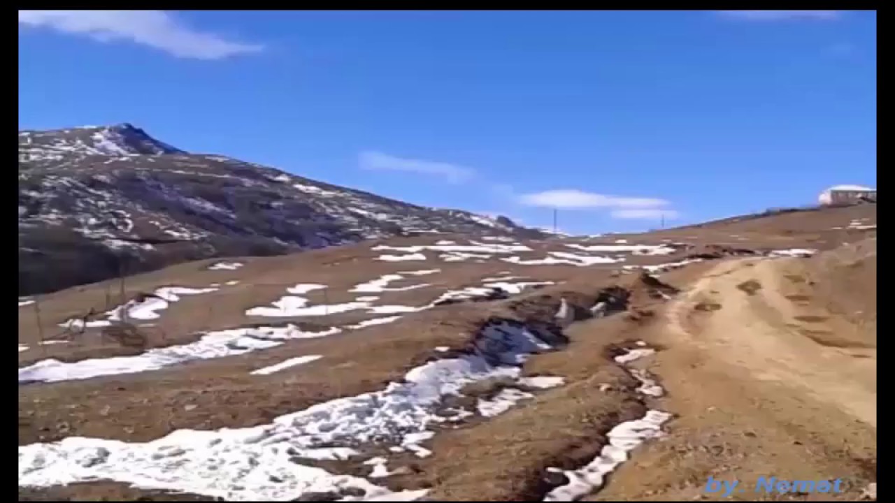 Şınıx və Göyəlli kəndlərinin payız fəslində dağlarn qar gözəlliyi