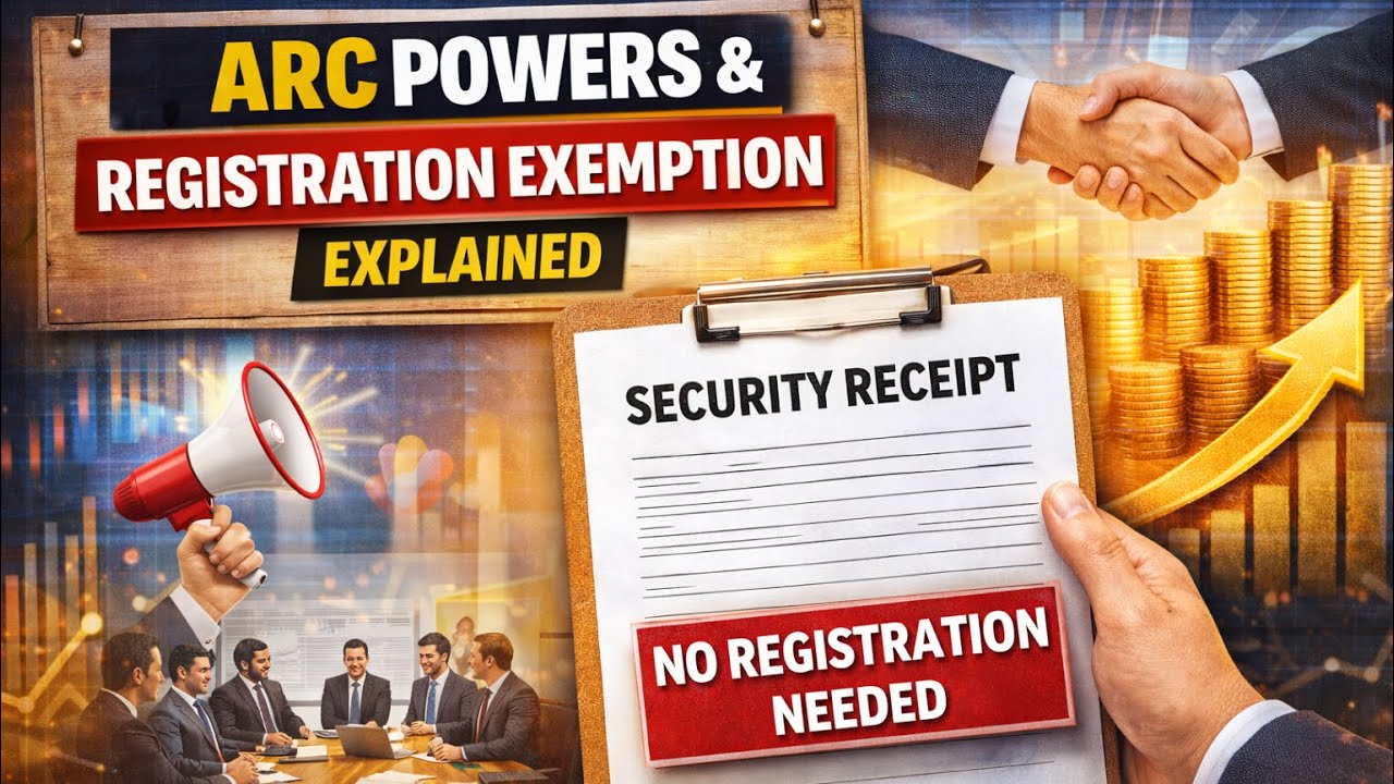 SARFAESI Act Section 8 & 9 Explained | ARC Powers, Security Receipts & Management Takeover
