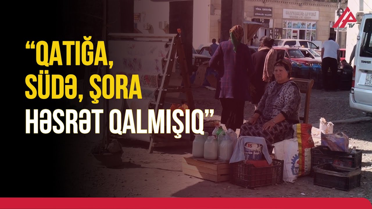 Kürdəmir bazarında ağartı məhsullarında qıtlıq yaranıb – APA TV