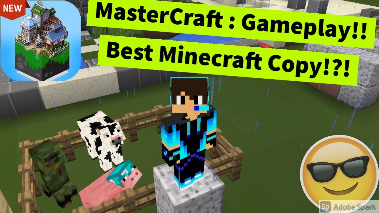 Mastercraft new crafting game: Gameplay!! BEST Minecraft Copy!!! | The Crafting GamerZ