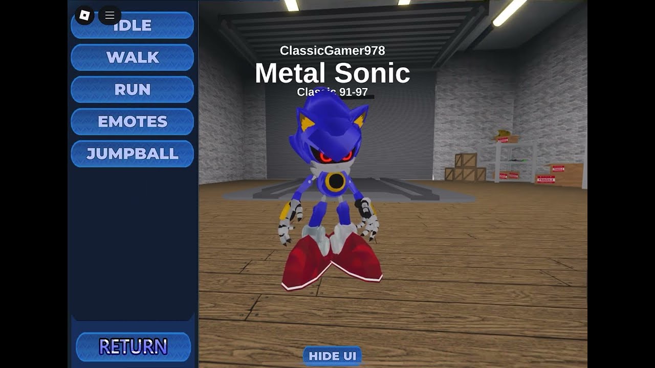 How to make Ova Styled Classic Metal Sonic in Sonic Pulse Rp