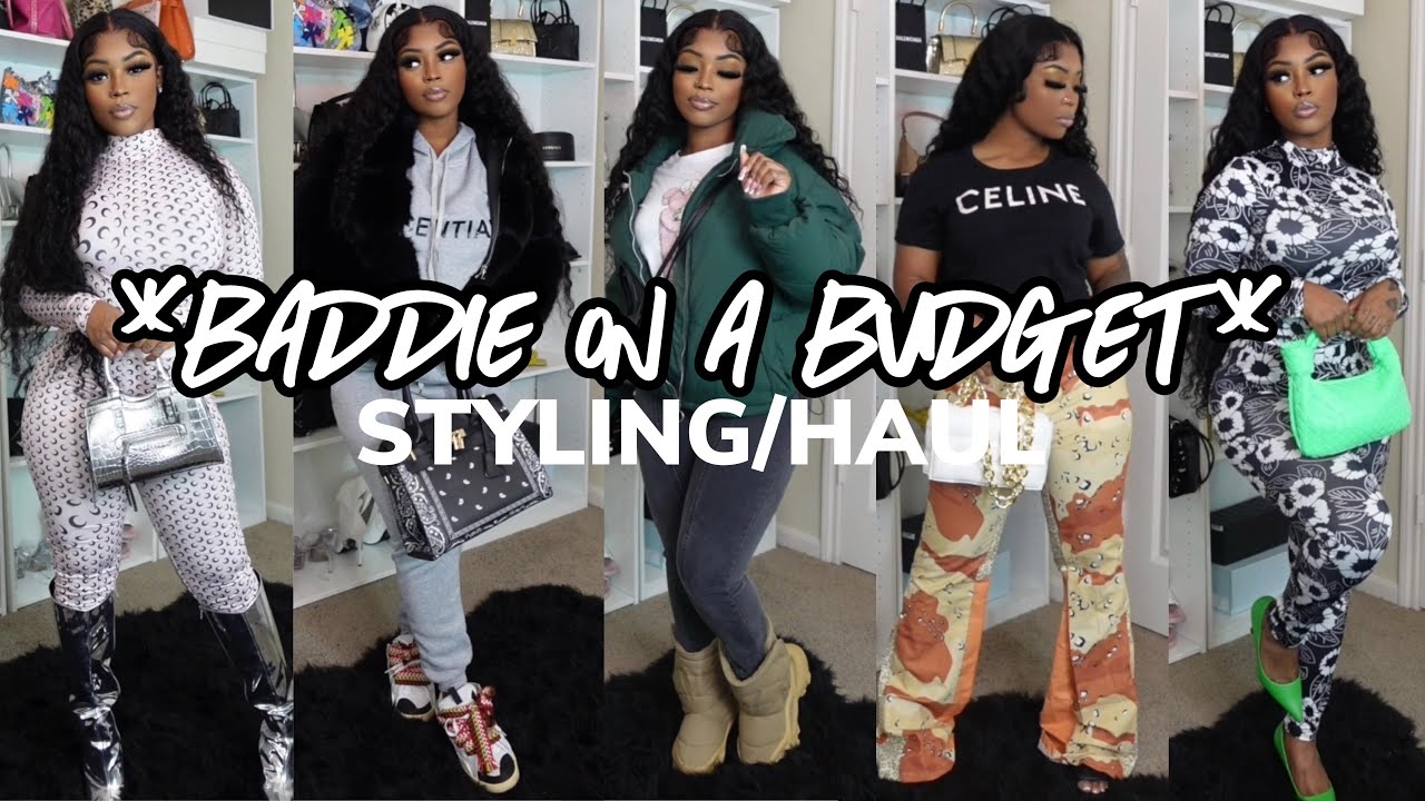 *BADDIE ON A BUDGET* STYLING/CLOTHING HAUL+ TRENDY DUPES ft Jurllyshe