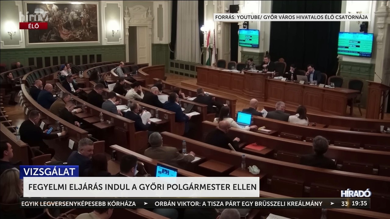 Fegyelmi eljárás indul agyőri polgármester ellen - HírTV
