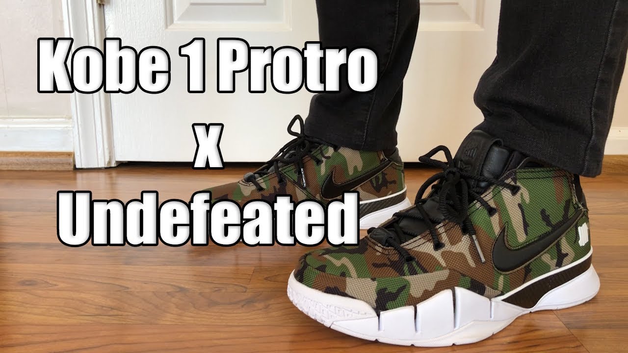 UNDEFEATED x Nike Kobe 1 Protro Review + On Feet