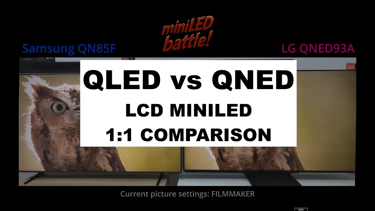 LG QNED93 vs SAMSUNG QN85F - Picture comparison