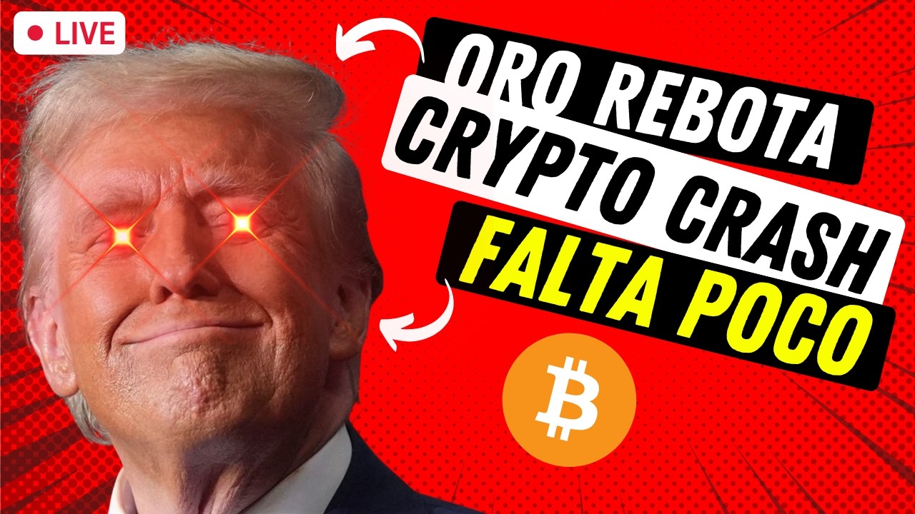 🔴 EN VIVO: ¿Hasta dónde cae Bitcoin? ➤ Análisis de Oro y Plata
