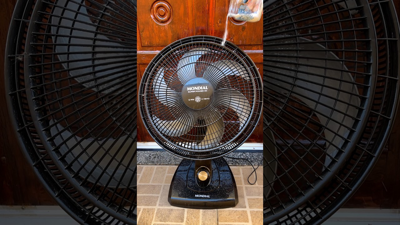 Just sprinkle salt on the fan and see what happens!