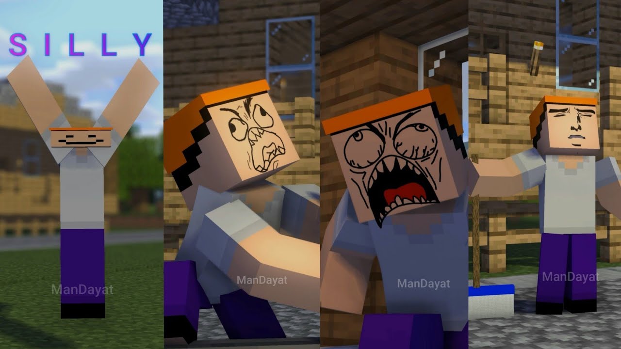 (PART 1) Abang Sally Minecraft Parody Compilation (Minecraft Animation)