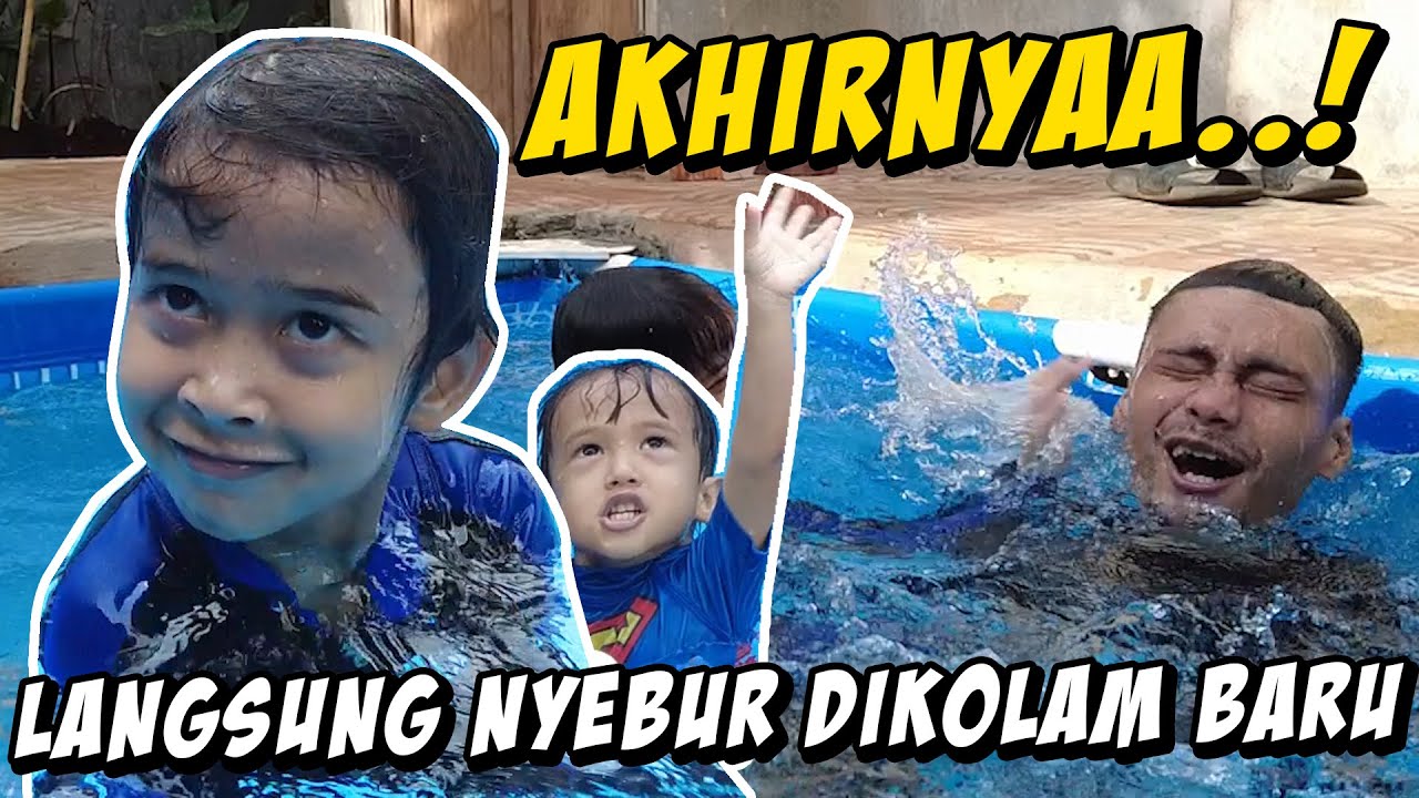 TERIMAKASIH AYAH..!! KOLAM RENANG BARU UNTUK DJALU..!?