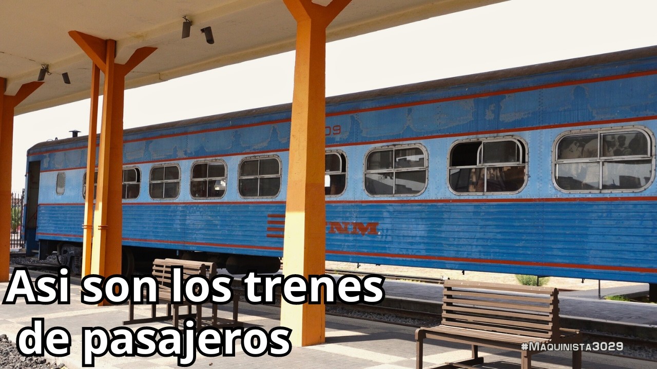 Así eran por dentro los vagones de pasajeros de Nacionales de México.