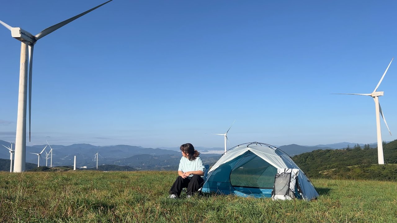 캠핑기록| 여자 혼자 겁 없는 도전! 나의 첫 백패킹, 첫 선자령⛰️ 소심한초보백패커의모험