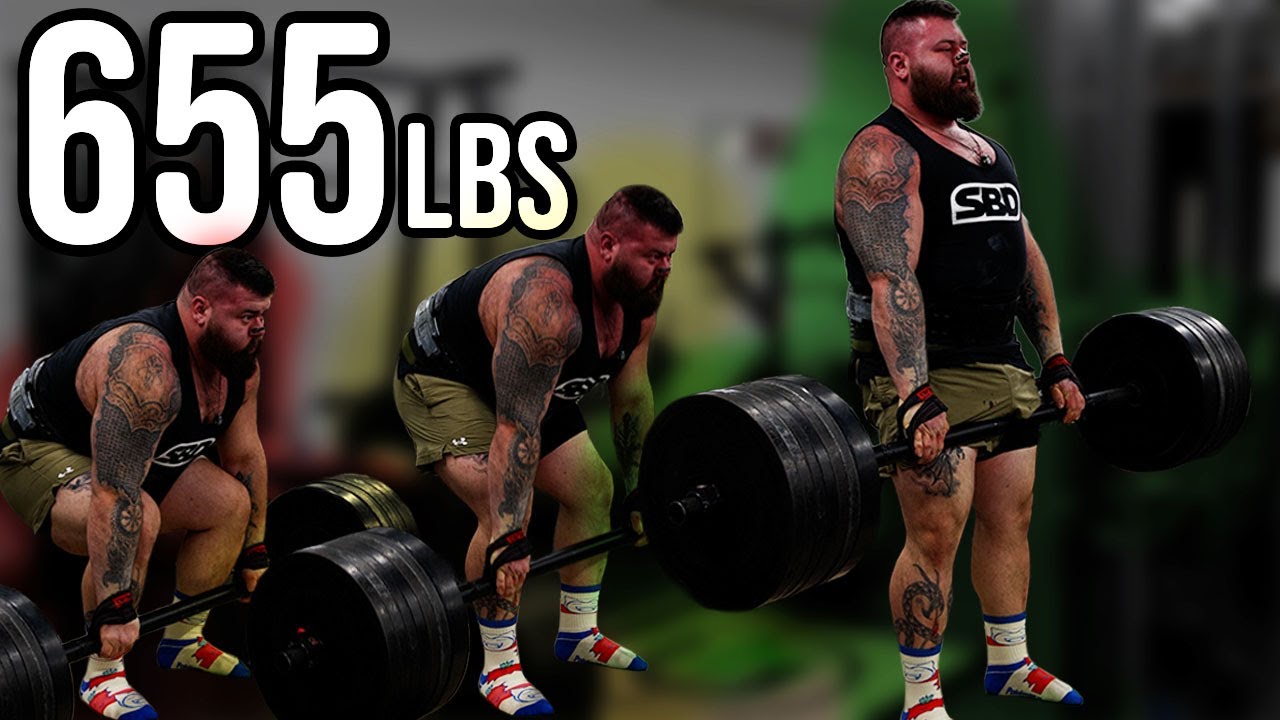 MASSIVE Deadlift Session – 655lbs for 3 Reps || Strongman Offseason