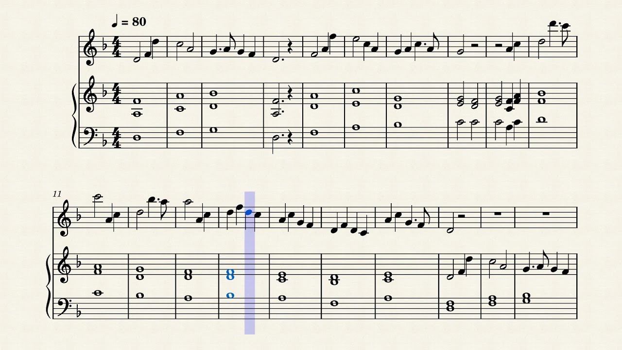 Oogway Ascends - Hans Zimmer - violin & piano easy duet