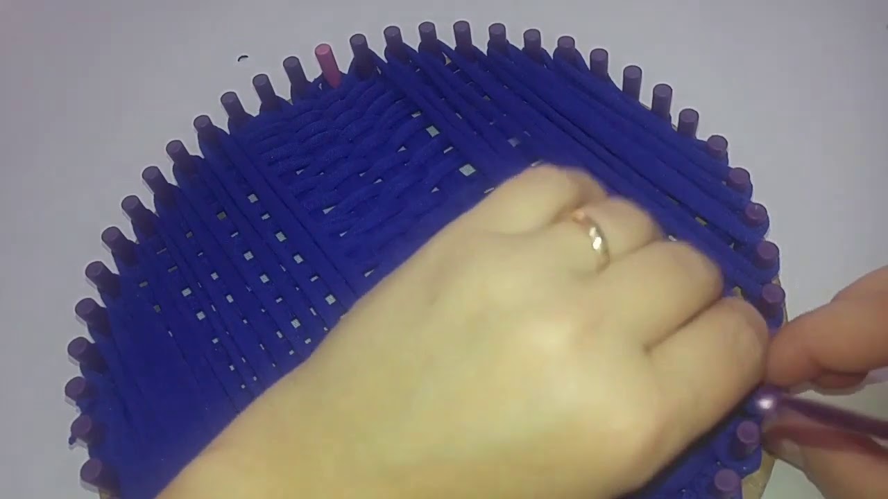 Bolsa de malha no tear circular parte 1