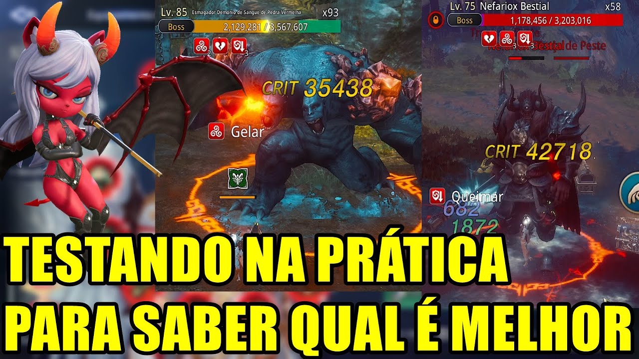 NEFARIOX BESTIAL OU BOSS GRANDE DO 4F - QUAL É MELHOR?? MIR4 GLOBAL