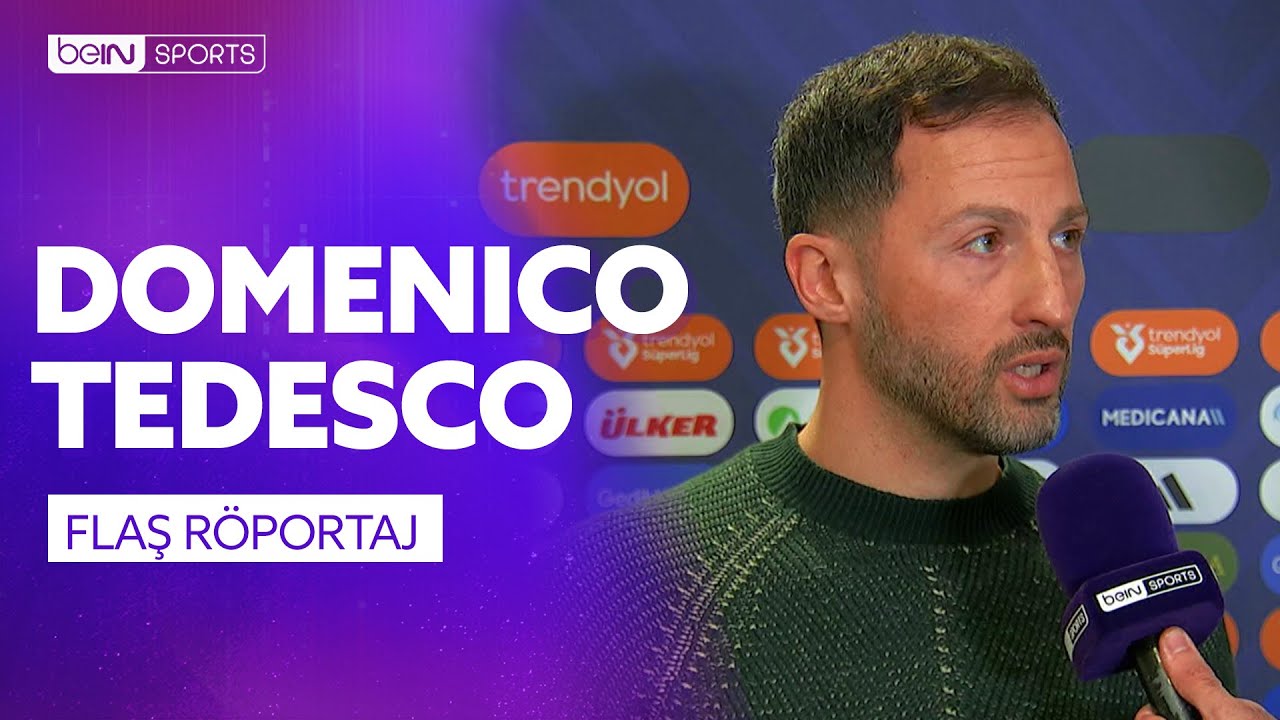 Fenerbahçe - Gençlerbirliği Maç Sonu Teknik Direktör Domenico Tedesco'nun Açıklamaları
