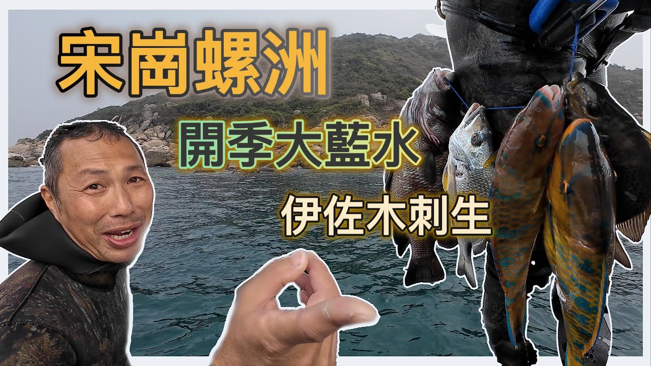《陸上人的水上生活》 #42  宋崗螺洲 開季大藍水 伊佐木刺身
