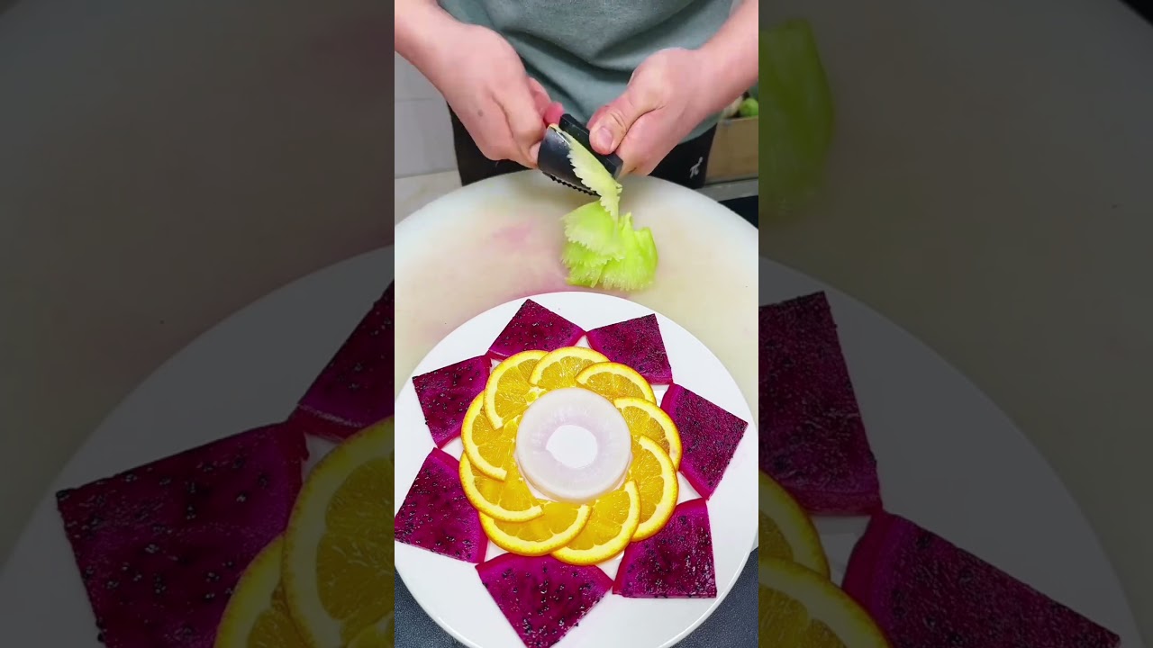 Top Chef Tell You How To Cut Oranges And Arrange Them Beautifully#fruitcarving #knifeskills