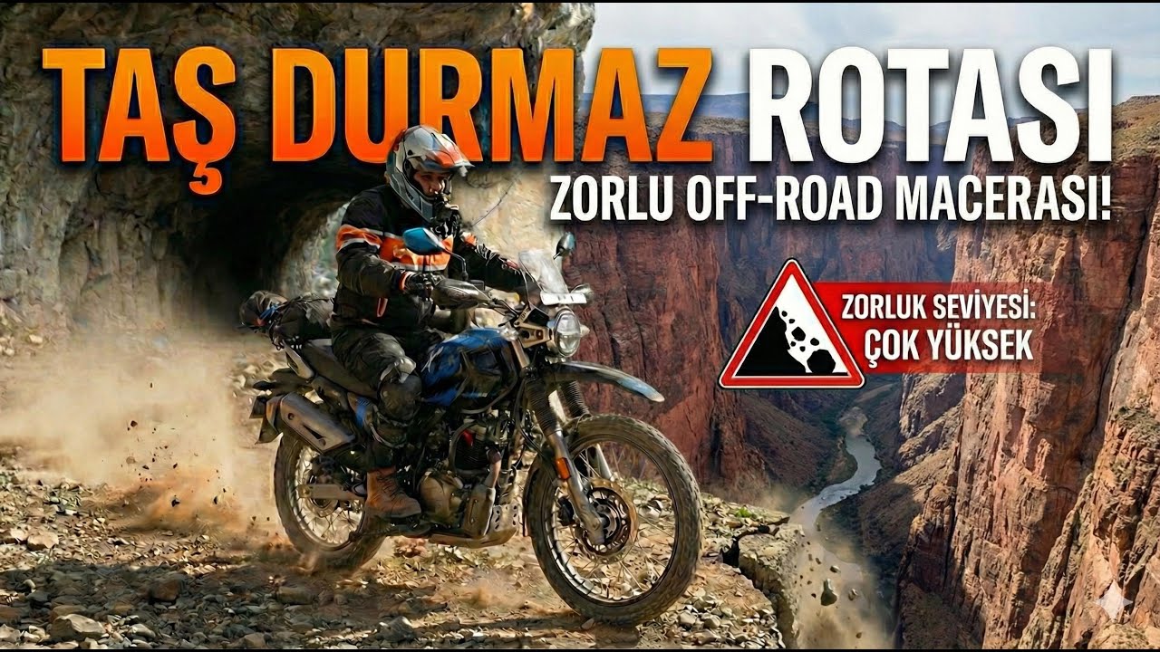 EN TEHLİKELİ MOTORSİKLET ROTASI TAŞ DURMAZ BELEMEDİK TET ROTASI
