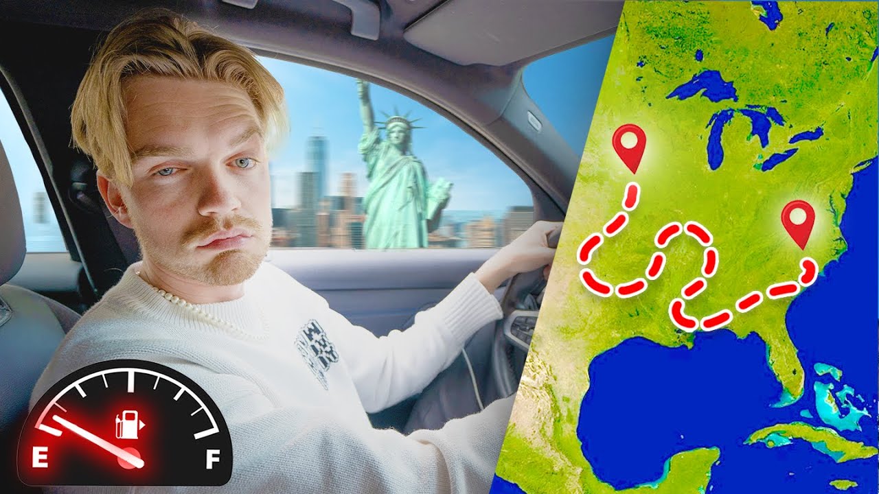 Rijden Tot Benzine Op Is En Overnachten Waar We Eindigen ZONDER GELD... **MEGA EXTREEM**