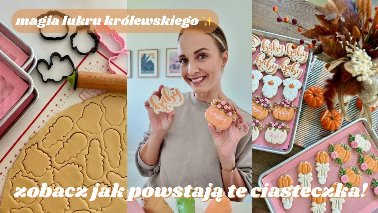 Jak dekoruję ciasteczka lukrem królewskim | mój mały biznes z domu 🏠 spokojny, relaksujący vlog