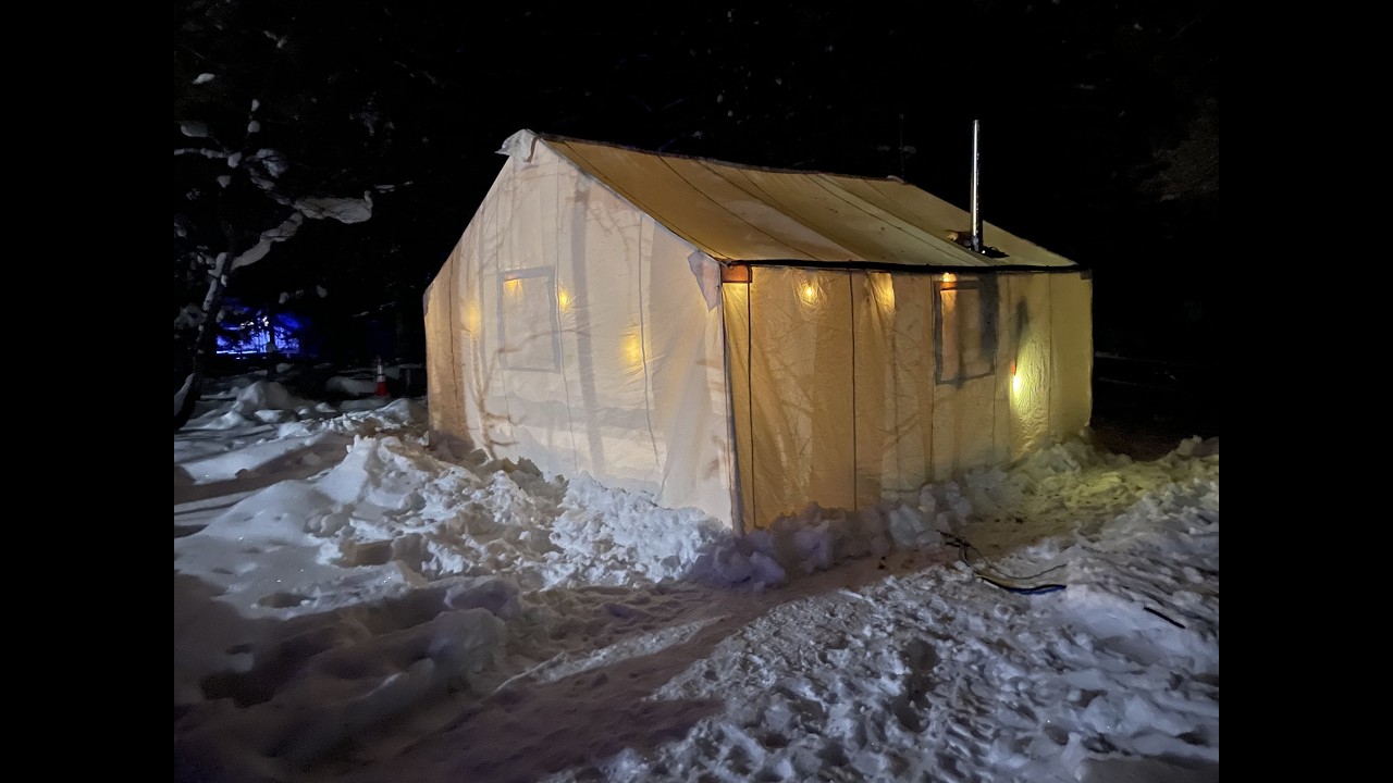 Algonquin Park, Mew Lake 2026 - Family Day Weekend in a Hot Tent