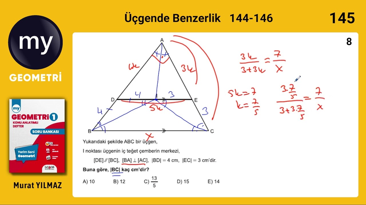 Üçgende Benzerlik Test 4
