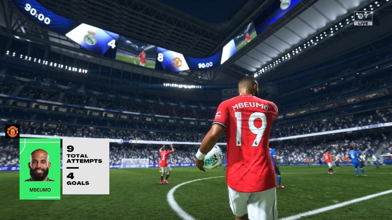 REAL MADRID vs. MANCHESTER UNITED 4KHDR #PS5