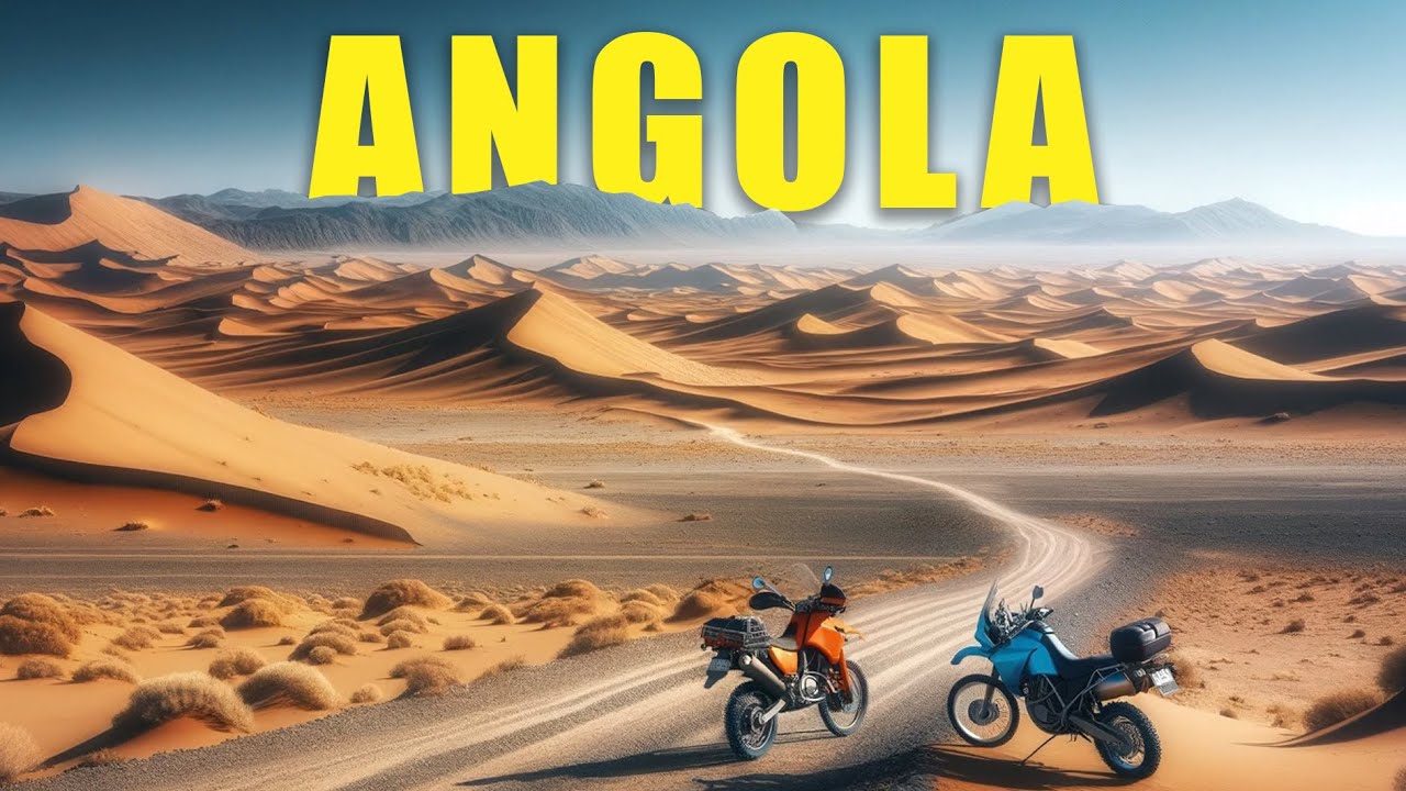 Le plus Beau Désert où j'ai roulé à Moto !! Angola 🇦🇴 ! Tour du Monde à Moto 🌍 🏍