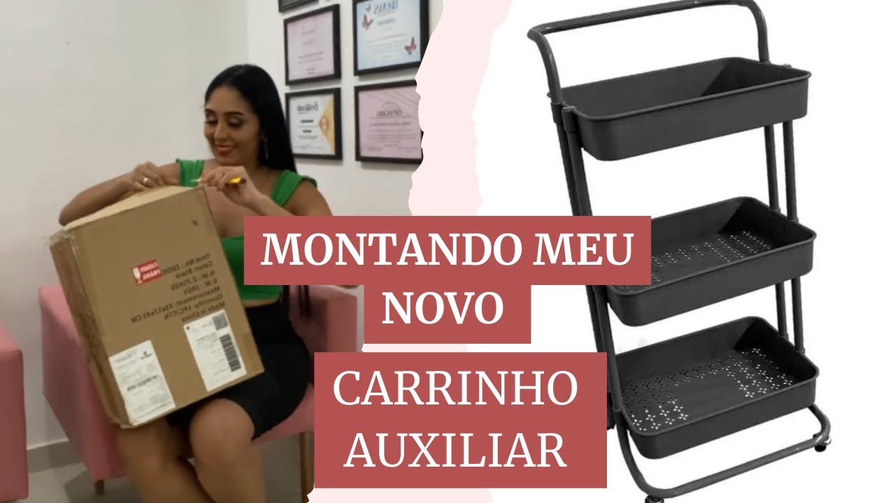 CARRINHO AUXILIAR | Montando meu carrinho organizando✨