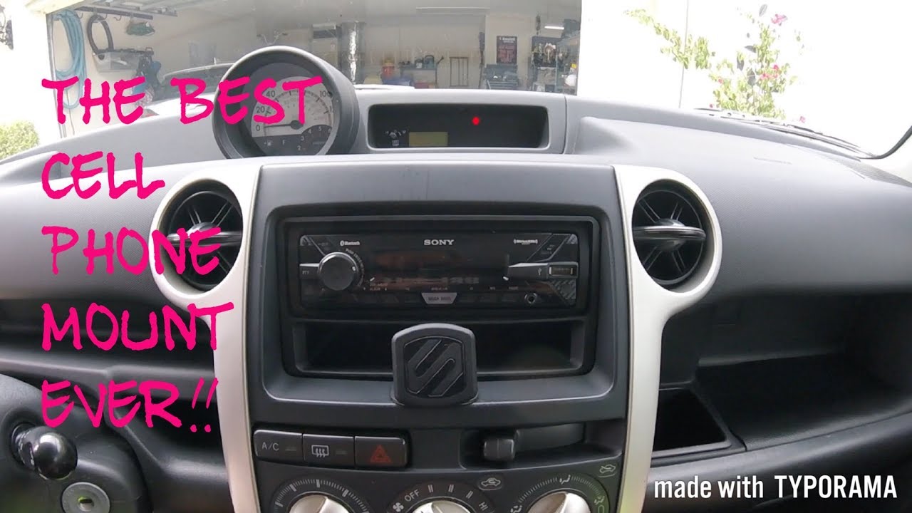 THE BEST CELL PHONE MOUNT EVER!!! - Scosche Magic Mount Installation and Review
