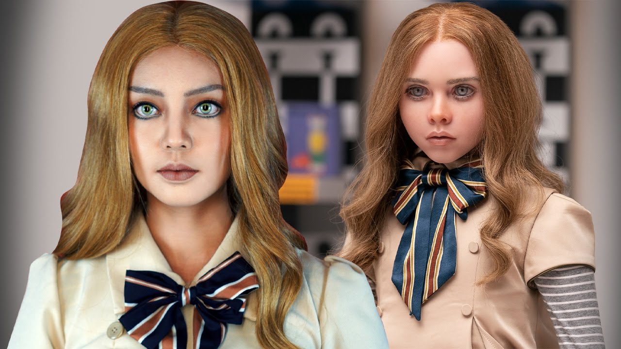 M3GAN Cosplay Easy Makeup Tutorial