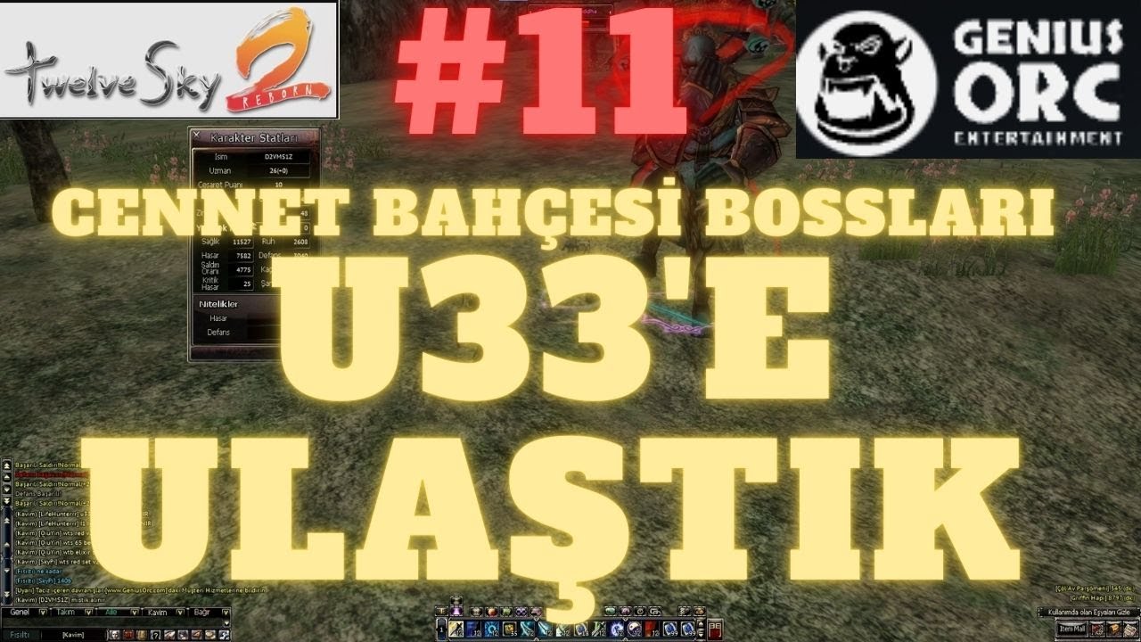 TwelveSky2-Karahan Online I CENNET BAHÇESİ BOSSLARI✅ U33' E ULAŞTIK ✅UZMAN SERİSİ SON VİDEOSU💯