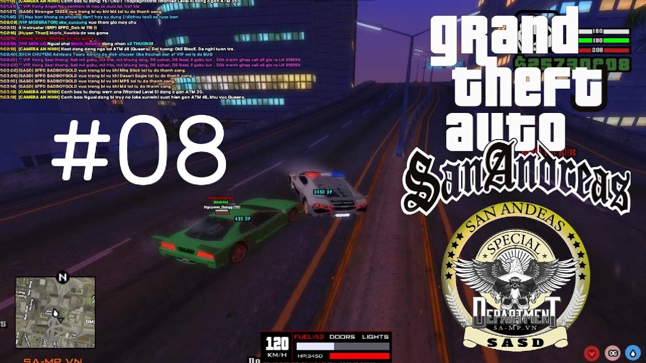 [SAMPVN] SASD | Pursuit #08 - Truy đuổi xe Turismo bỏ chạy