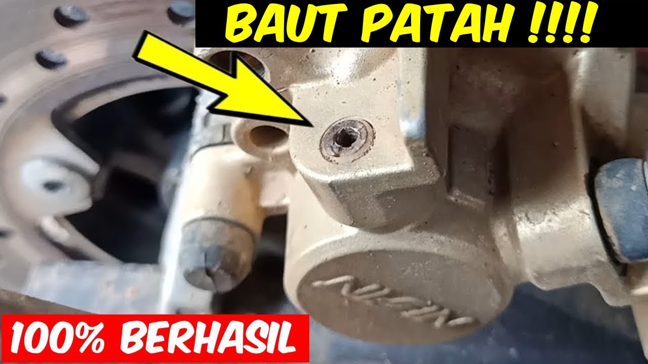 CARA LEPAS BAUT PATAH !!!