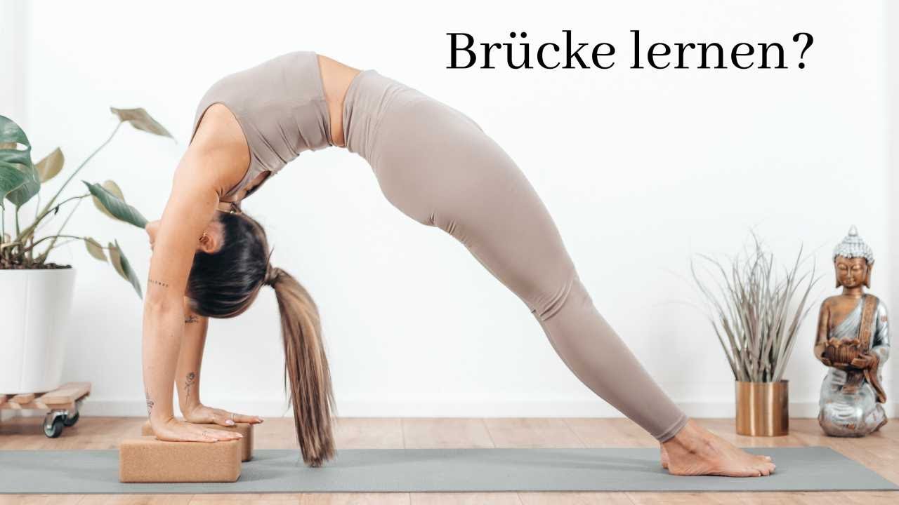 Brücke lernen | Für Anfänger geeignet | Dehnung + Kraft in Rücken & Schultern | Warm up + Cool down