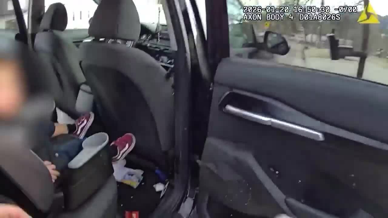 WATCH: CSPD shares body-camera video of the moment a child kidnapped in a stolen car was found