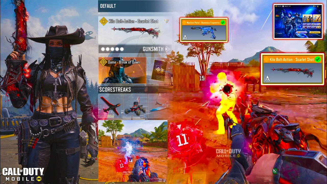 LEGENDARY DAME is now back with LEG KILO BOLT-ACTION & LEG MACHINE PISTOL to destroy all in CODM SND