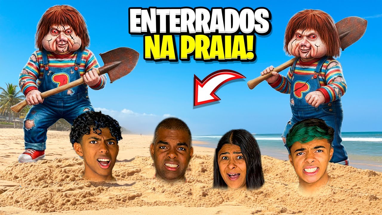 FOFUXO FOFÃO ENTERROU TODA FAMÍLIA NA PRAIA? SERÁ QUE CONSEGUIU SE VINGAR?