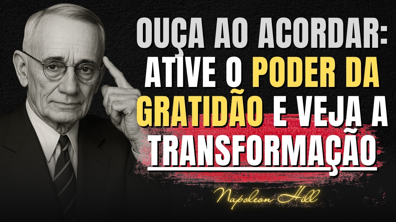 Faça Isso AO ACORDAR e Transforme Seu Dia com o Código da Gratidão | Napoleon Hill