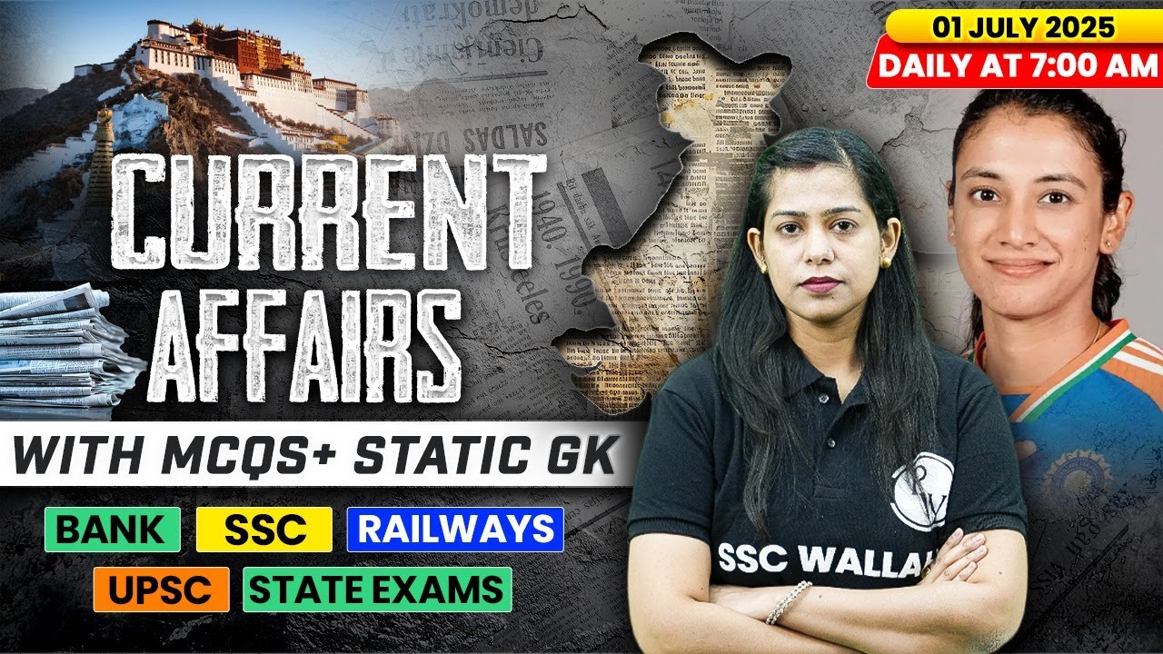 Current Affairs Today | 01 July Current Affairs 2025 | Daily Current Affairs | By Krati Mam