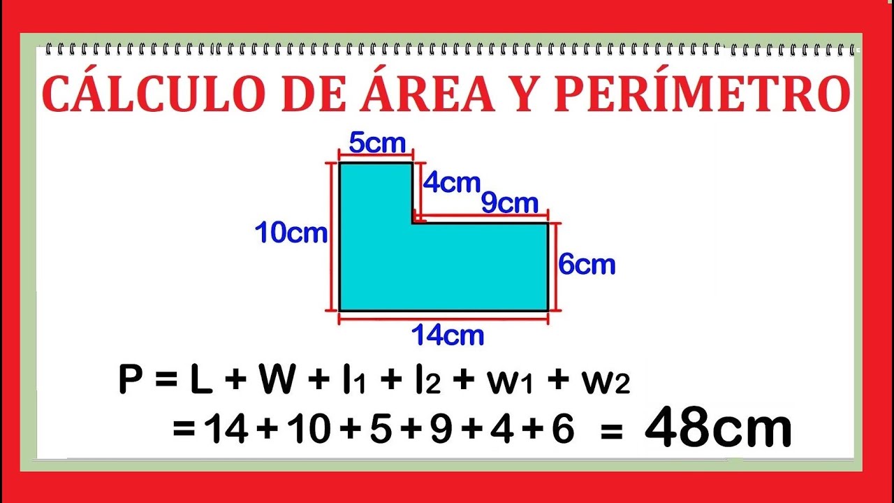 Perimetría (Cálculo de perímetro) y cálculo de área. #perímetro #perimeter #perimeterandarea