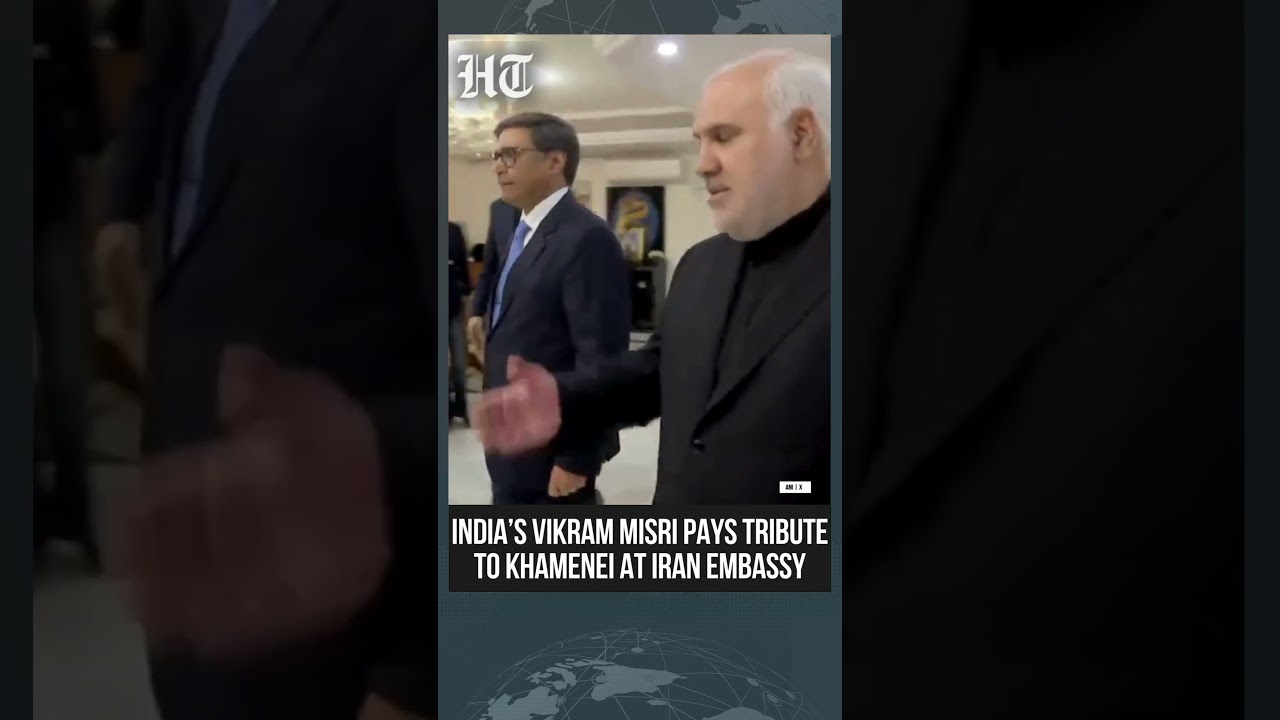 Vikram Misri Signs Condolence Book in Delhi for Iran's Slain Leader Ayatollah Ali Khamenei | #shorts