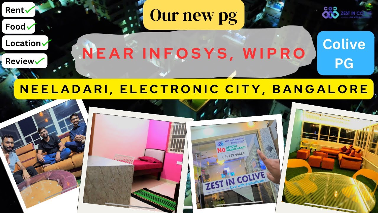 Pg near infosys, wipro in electronic city, neeladari nagar, Bangalore | phase -1 #pginbangalore