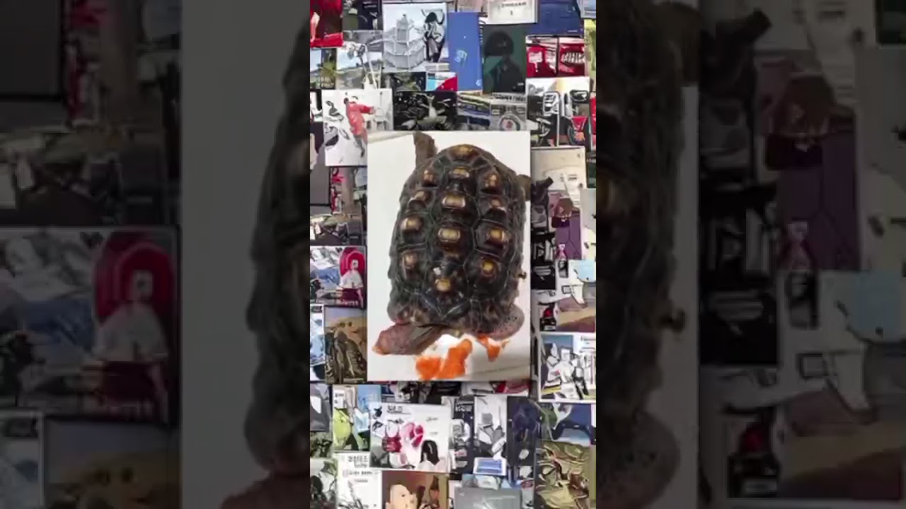 Olha a Malú aí gente (Nossa pet uma jabuti ) 🐢💞 cheia de charme na hora que tá comendo 🥰😅