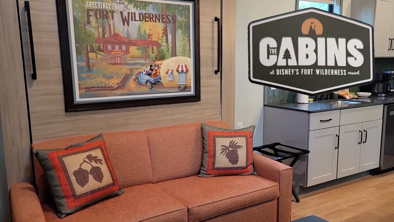 The Cabins at Disney's Fort Wilderness Resort (DVC Update 2024) - Room Tour/Cabin Tour