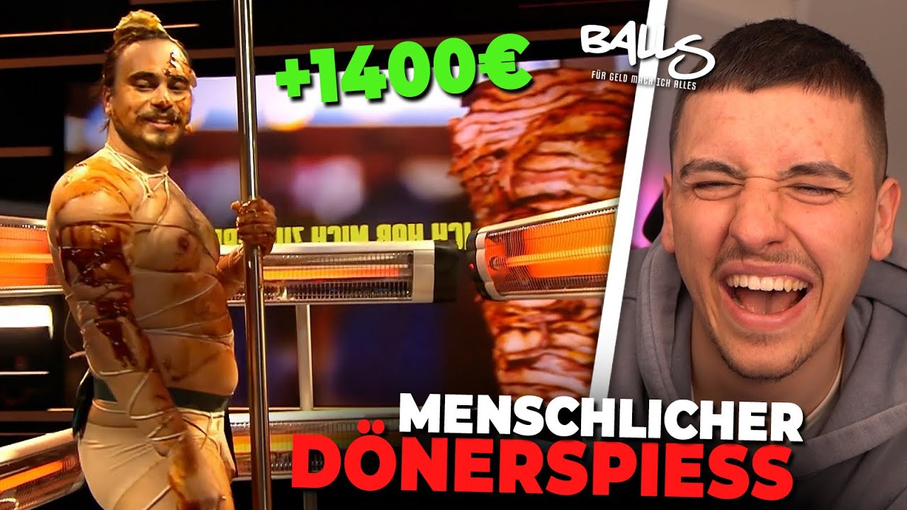 DER MENSCHLICHE DÖNERSPIEß 😂🍖 | Balls - für Geld mach ich alles