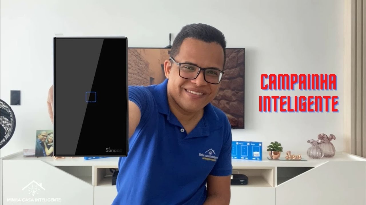 Automação de campainha com interruptor inteligente da sonoff